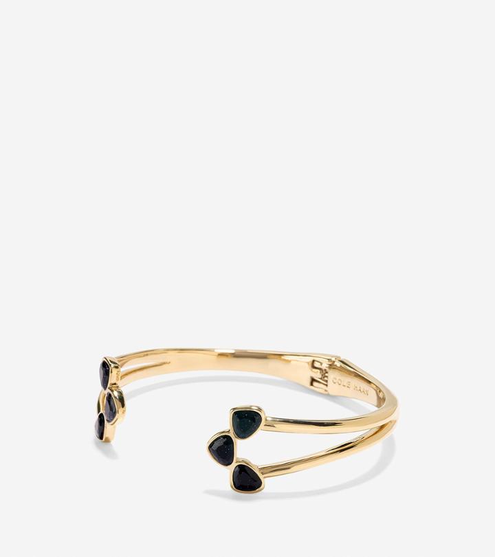 Cole Haan Women's Garden At Midnight Hinged Cuff