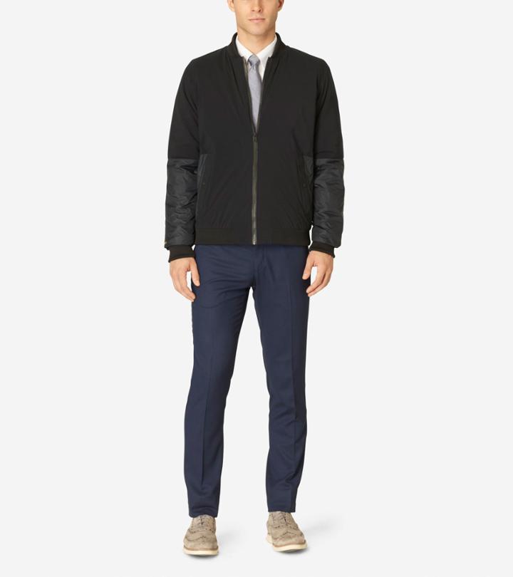 Cole Haan Mens Zerogrand Bomber Jacket