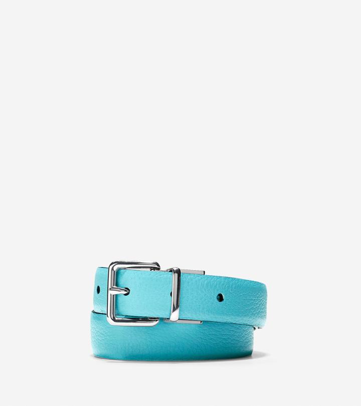 Cole Haan Womens Reversible Pebble/smooth Leather Belt