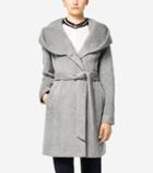 Cole Haan Women's Italian Alpaca Asymmetric Wool Coat