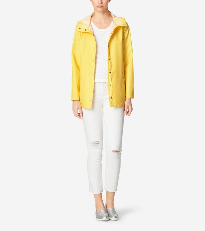 Womens Cole Haan Pinch Rain Jacket