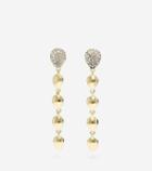 Cole Haan Womens Waters Edge Swarovski Teardrop Drop Earrings