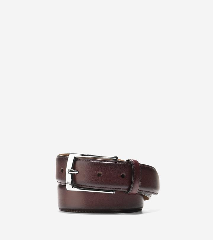 Cole Haan Mens 32mm Feather Edge Belt