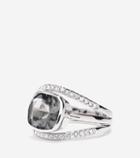 Womens Cole Haan Cocktail Hour Center Square Stone Pave Bar Ring