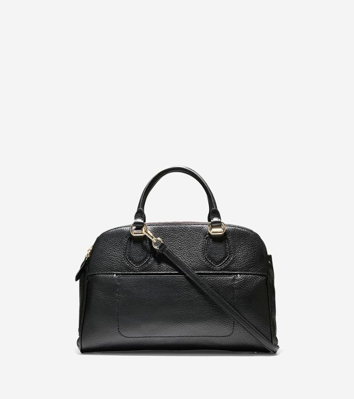Cole Haan Womens Tali Double Zip Satchel