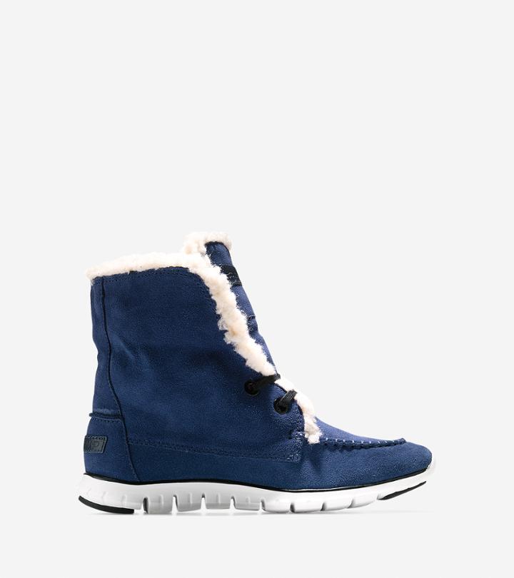 Womens Cole Haan Zerogrand Shearling Waterproof Chukka Boots
