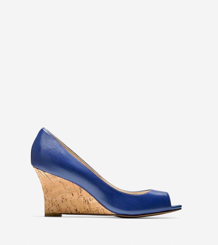 Cole Haan Women's Lena Open Toe Wedge (75mm)