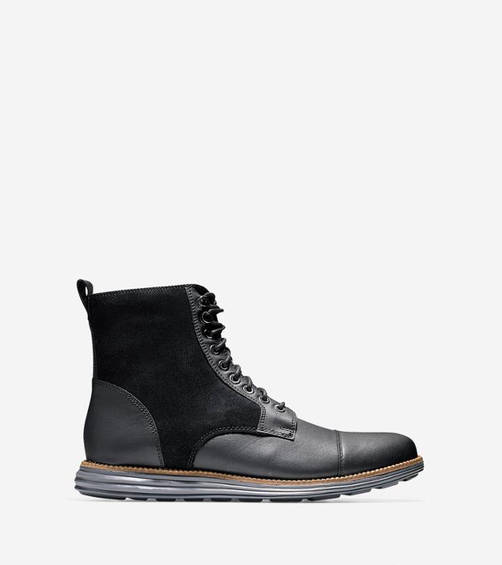 Cole Haan Mens Originalgrand Waterproof Cap Toe Boot