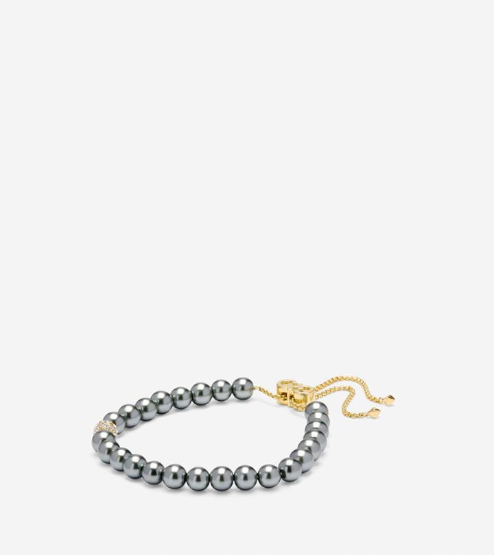 Cole Haan Women's Starry Pearl Slider Bracelet