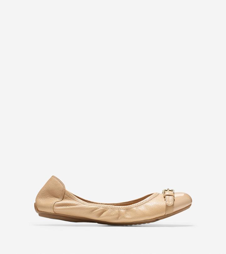 Cole Haan Womens Jenni Buckle Ballet