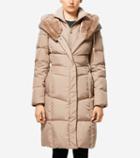 Cole Haan Women's Essential Down Faux Fur Hooded Coat