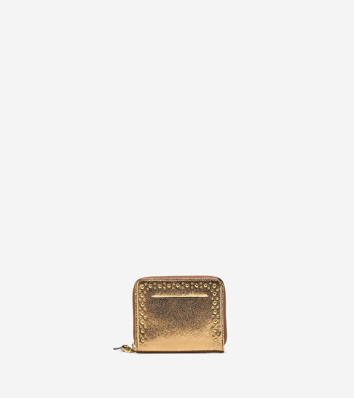 Cole Haan Women's Marli Glitter Small Zip Wallet