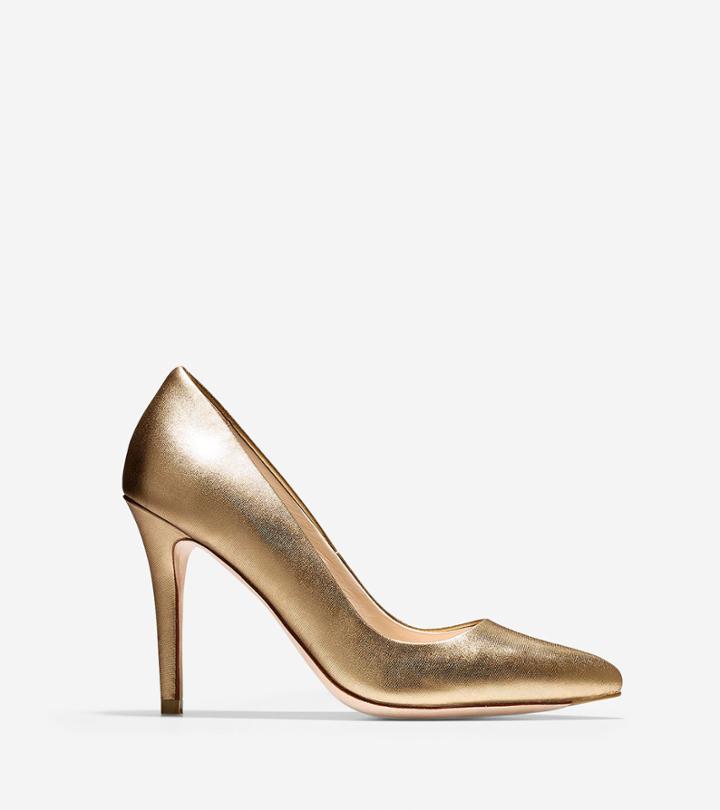 Cole Haan Womens Emery Pump (100mm) - Almond Toe