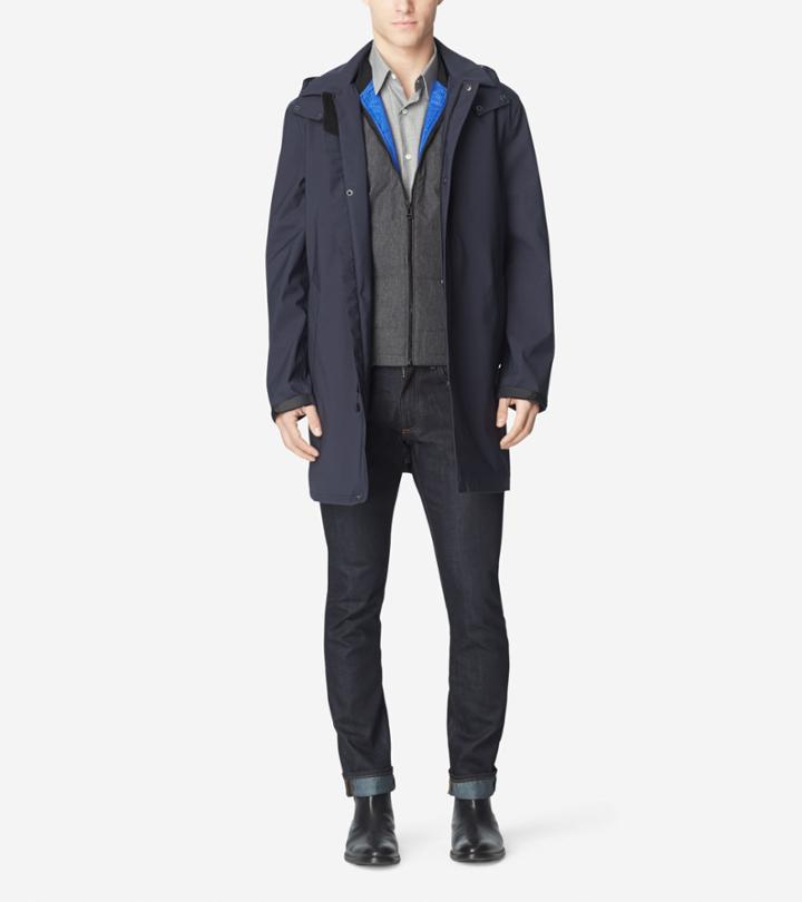 Cole Haan Mens 3-in-1 Soft Shell Topper
