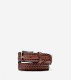 Cole Haan Mens 30mm Feather Edge Woven Belt