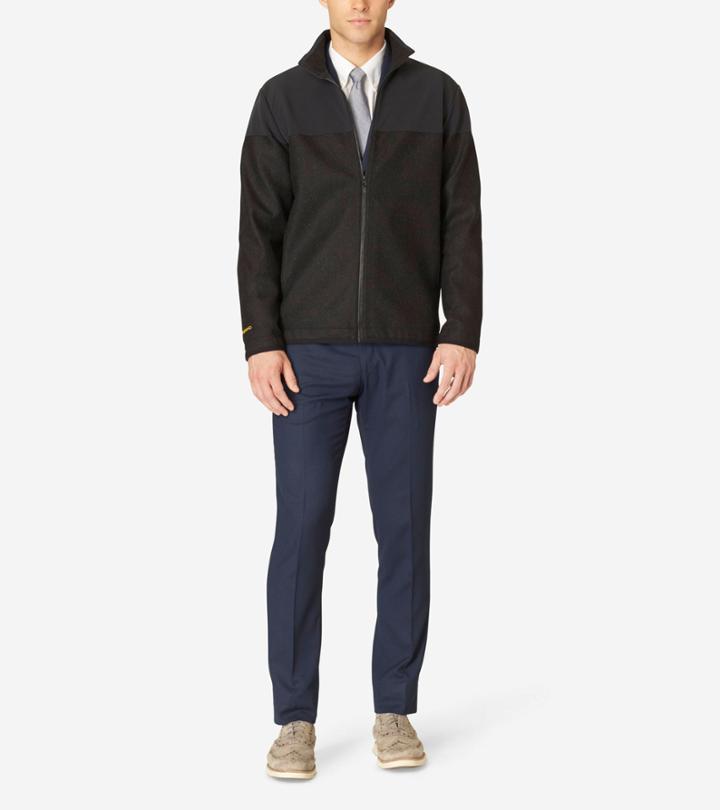 Mens Cole Haan Zerogrand Fleece Zip Jacket