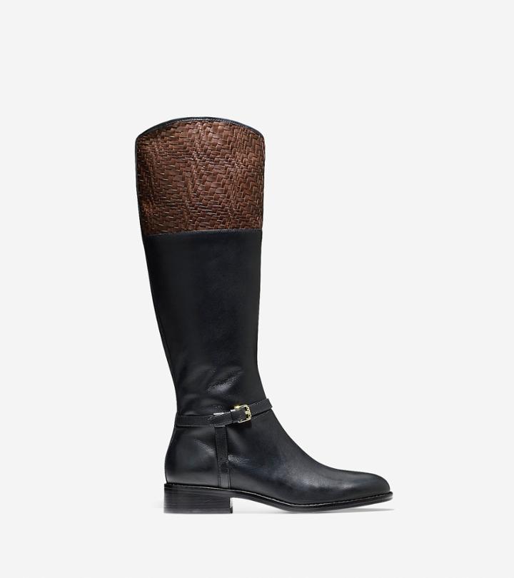 Cole Haan Womens Genevieve Weave Boot