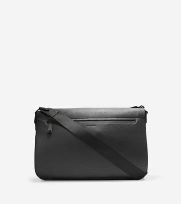 Cole Haan Mens Grandos Leather Messenger