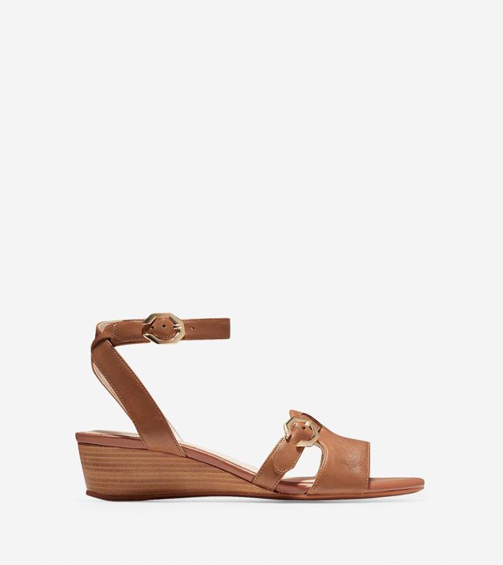 Cole Haan Women's Terrin Buckle Wedge Sandal (40mm)