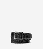 Cole Haan Mens 32mm Tubular Woven Leather Belt