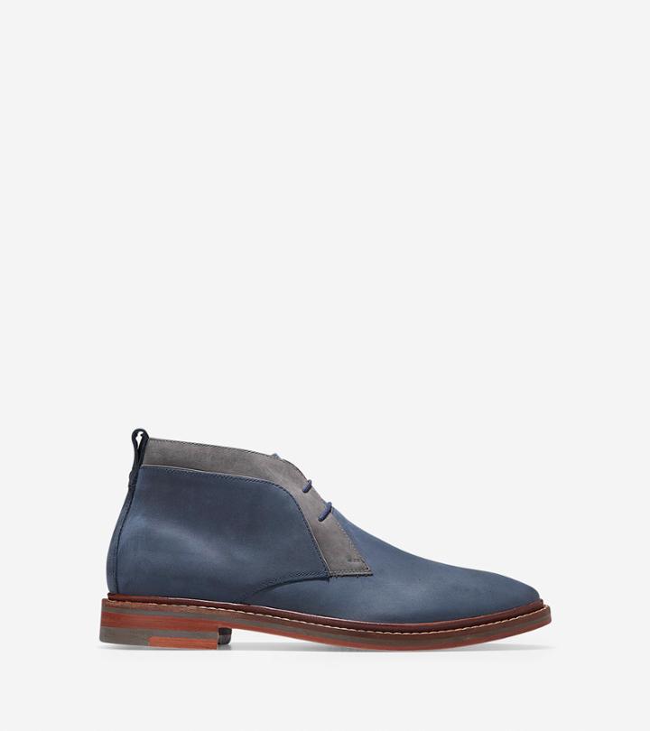 Cole Haan Mens Cambridge Water Resistant Chukka Boots