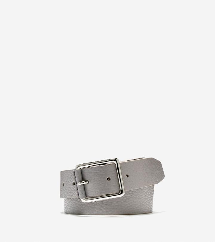 Mens Cole Haan 35mm Pebble Leather Belt