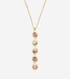 Cole Haan Womens Linear Semi-precious Necklace