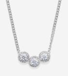 Womens Cole Haan 3 Stone Cz Necklace