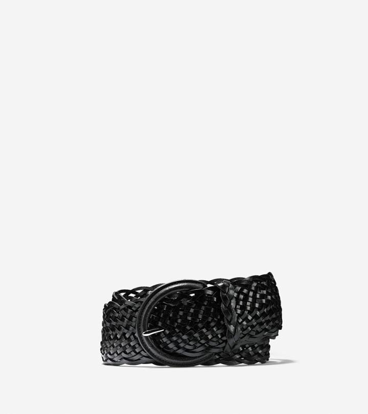 Womens Cole Haan Thick Braided Belt