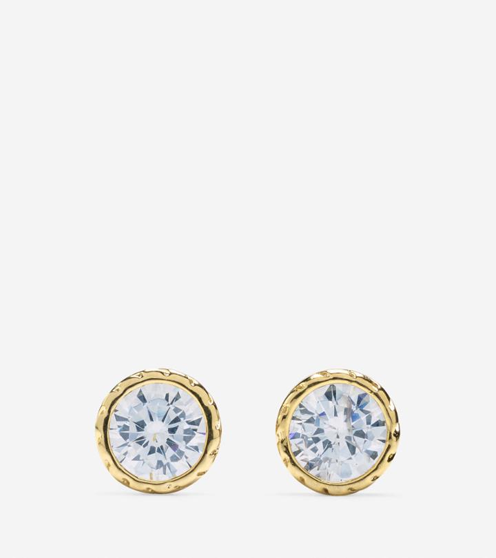 Cole Haan Womens Small Round Stud Earring