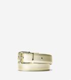 Cole Haan Womens Reversible Saffiano/patent Leather Belt