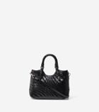 Cole Haan Womens Genevieve Weave Mini Triangle Tote
