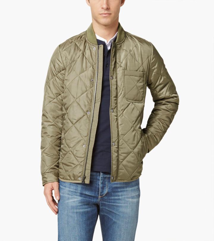 Men's Cole Haan Quilted Varsity Jacket