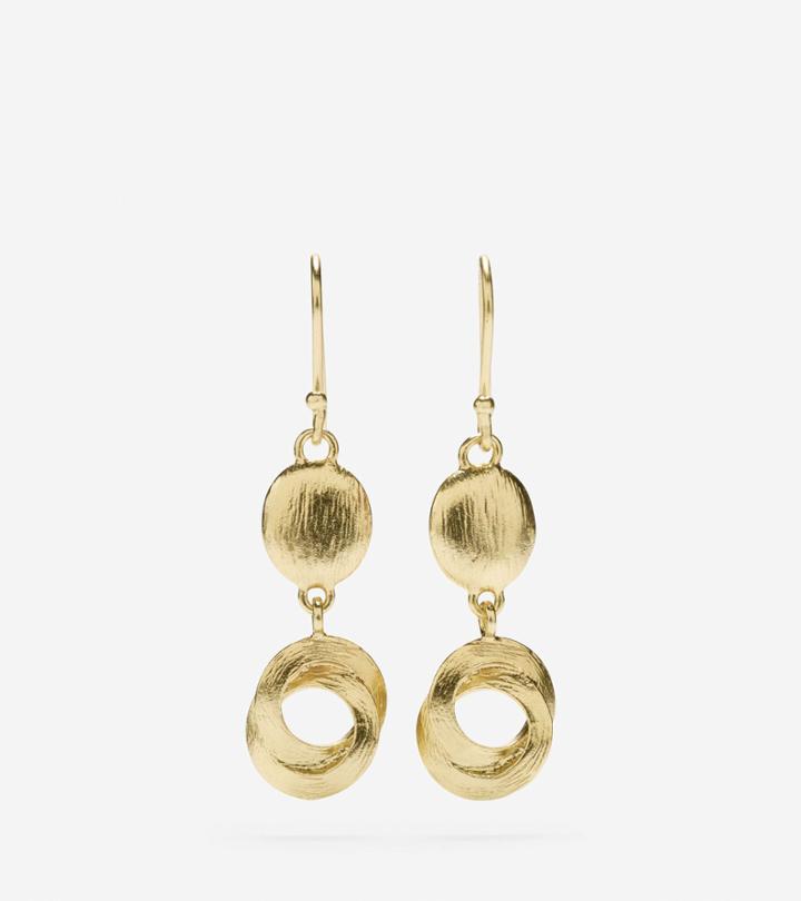 Cole Haan Womens Double Drop Earring