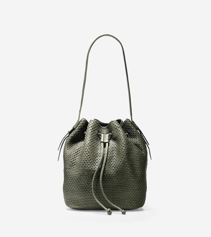 Cole Haan Bethany Weave Drawstring Hobo