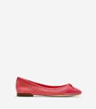 Cole Haan Womens Sarina Leather Bottom Ballet