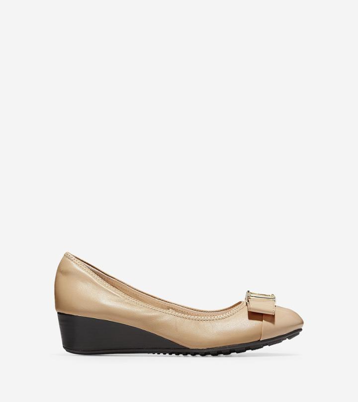 Cole Haan Women's Emory Bow Wedge (40mm)