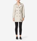 Cole Haan Womens Classic Hooded Trench