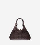 Cole Haan Womens Genevieve Weave Small Triangle Tote
