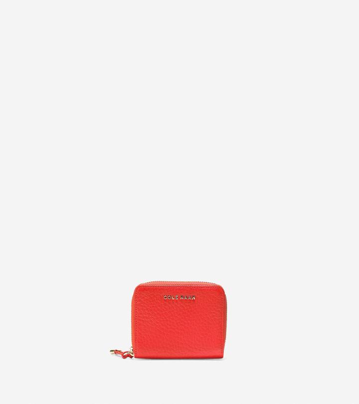 Cole Haan Womens Adeline Small Zip Wallet