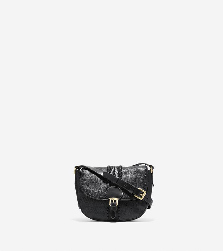 Cole Haan Loralie Whipstitched Mini Saddle Bag