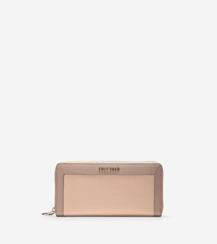 Womens Cole Haan Eva Continental Zip Wallet