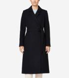Cole Haan Women's Double Faced Wool Wrap Coat