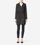 Womens Gabardine Double Breasted Trench - Cole Haan
