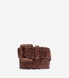 Womens Cole Haan Woven Leather Belt