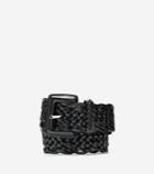 Cole Haan Womens Woven Leather Belt