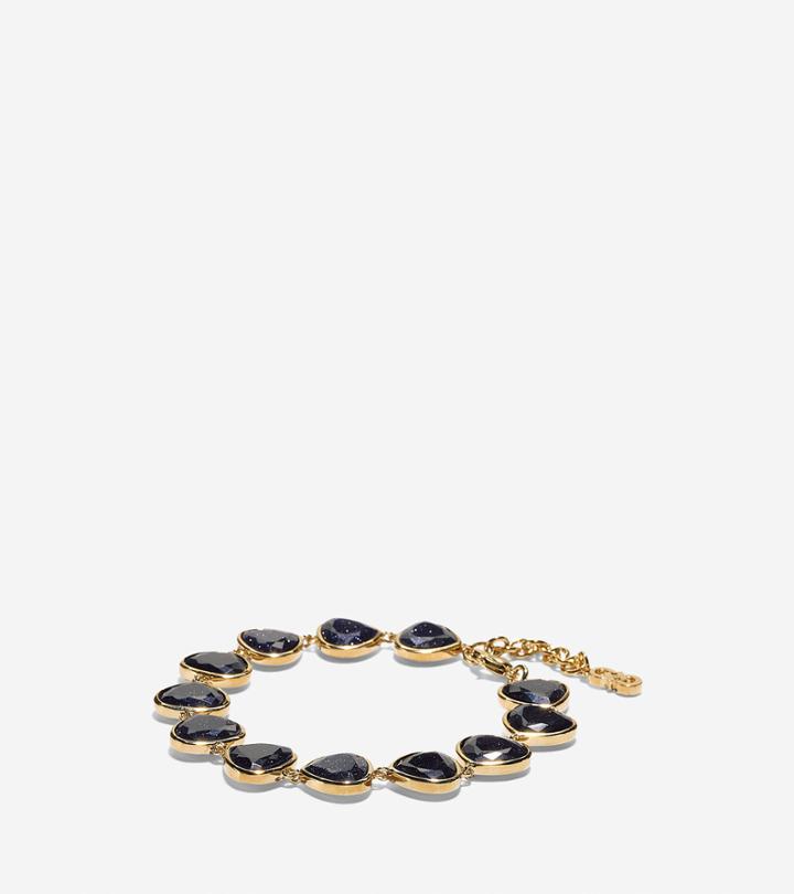 Cole Haan Women's Garden At Midnight Stone Line Bracelet