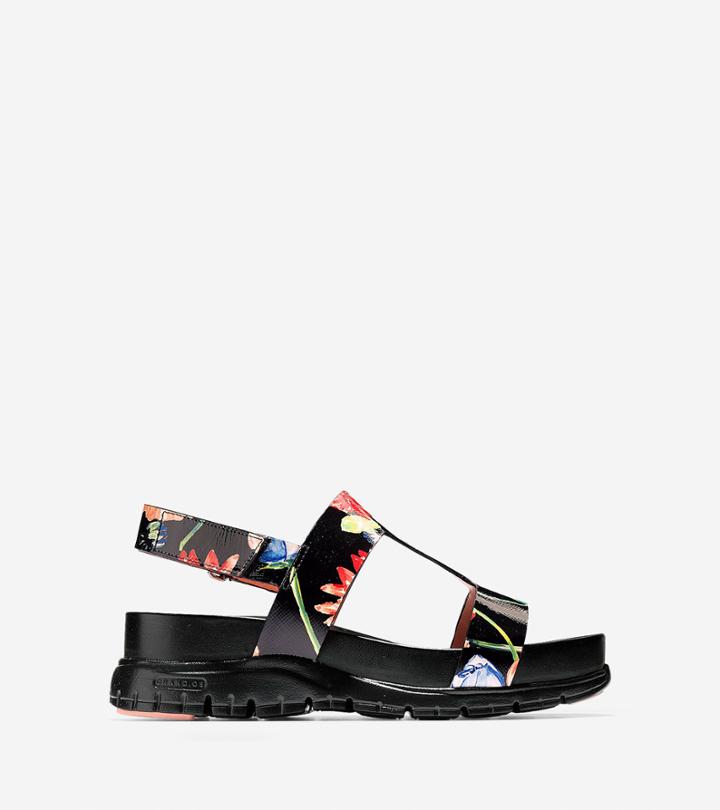 Cole Haan Womens Zerogrand T-strap Sandal