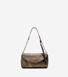 Cole Haan Womens Bethany Weave Clutch Shoulder Bag