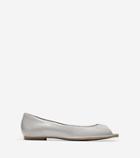 Cole Haan Womens Morgan Open Toe Ballet Flats